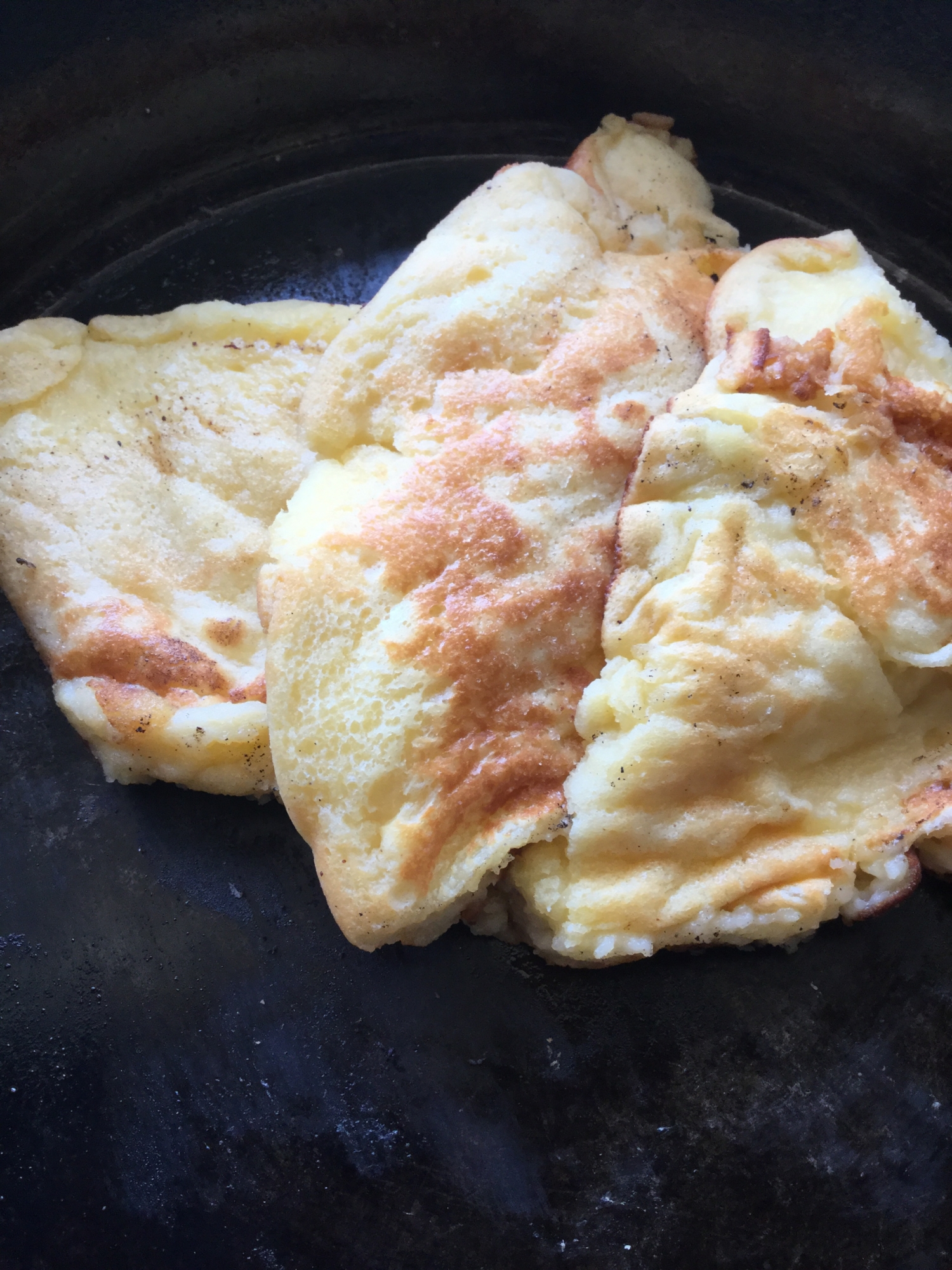 ヨーグルトでホットケーキ風