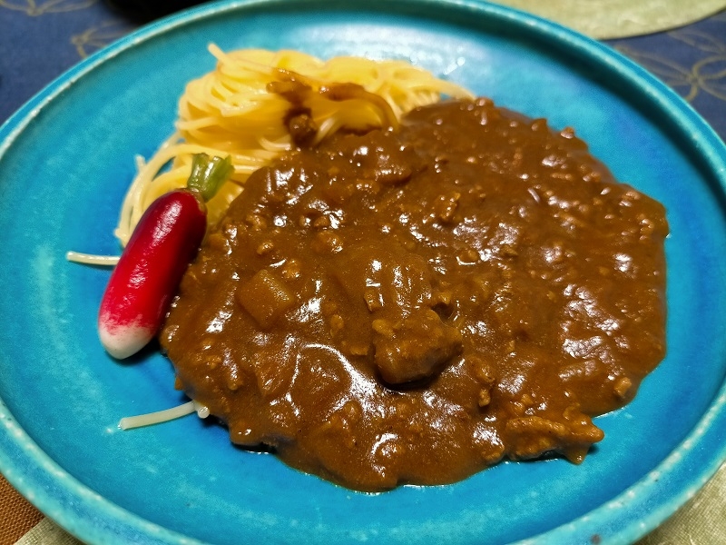 ■お肉食べてる感アップのひき肉カレー