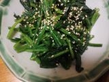 お弁当にも　ほうれん草の胡麻和え