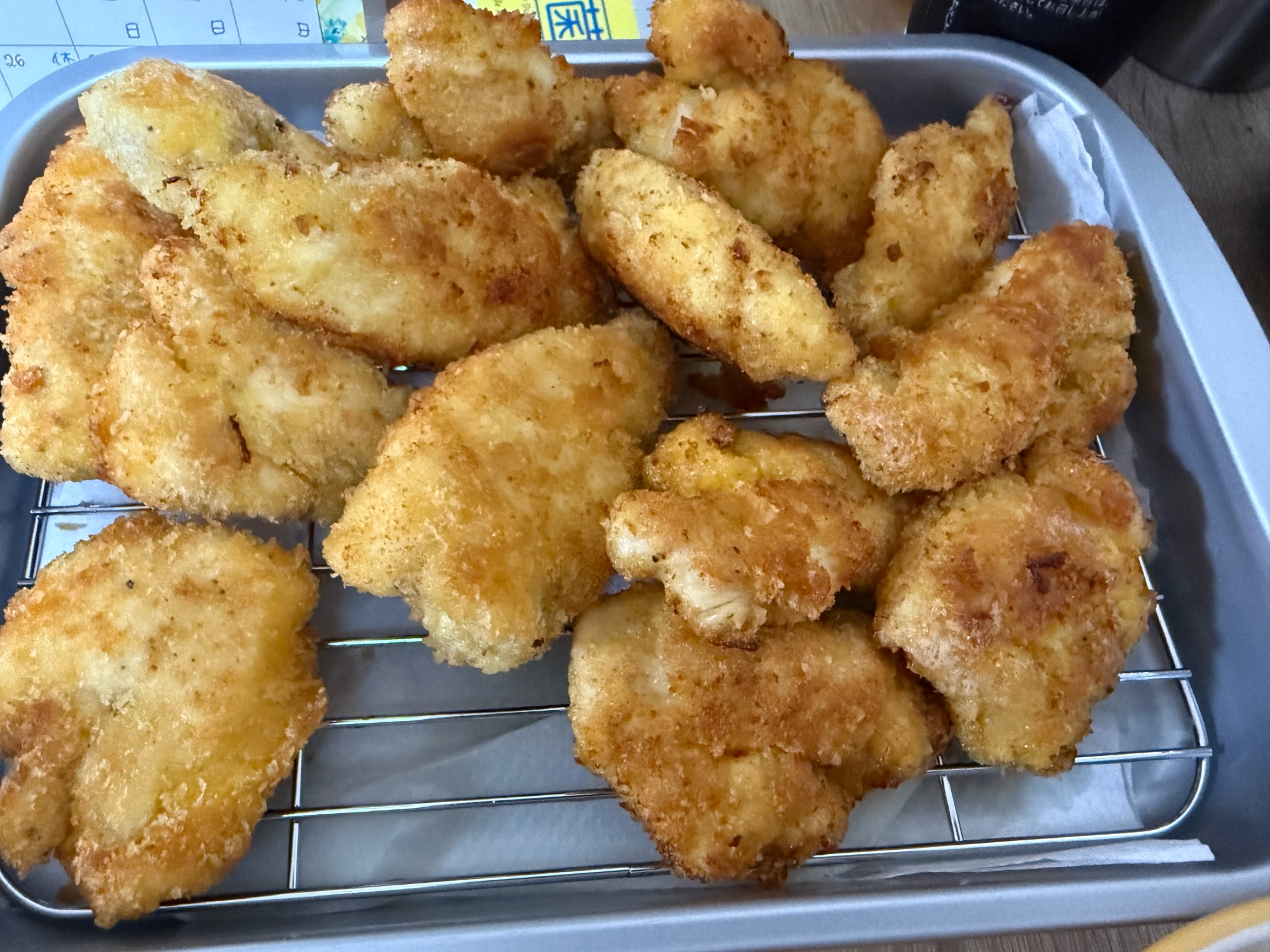 鶏ささみでチキンカツ
