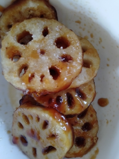 サクサク♡甘酢が美味しい♡れんこんの甘酢炒め