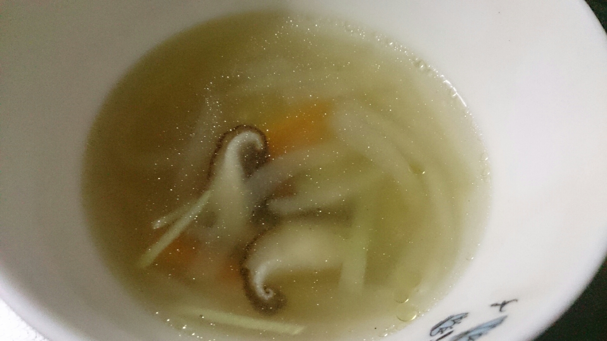 夕顔の中華スープ