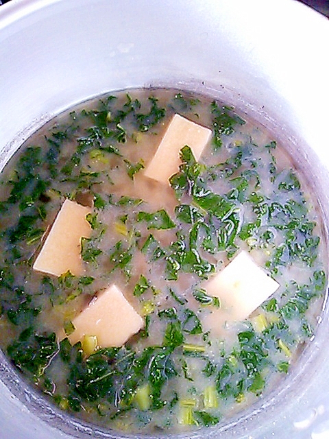 菜っ葉の味噌汁