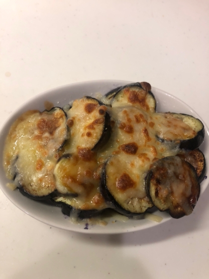 トロトロ茄子の。。味噌チーズ焼き♪