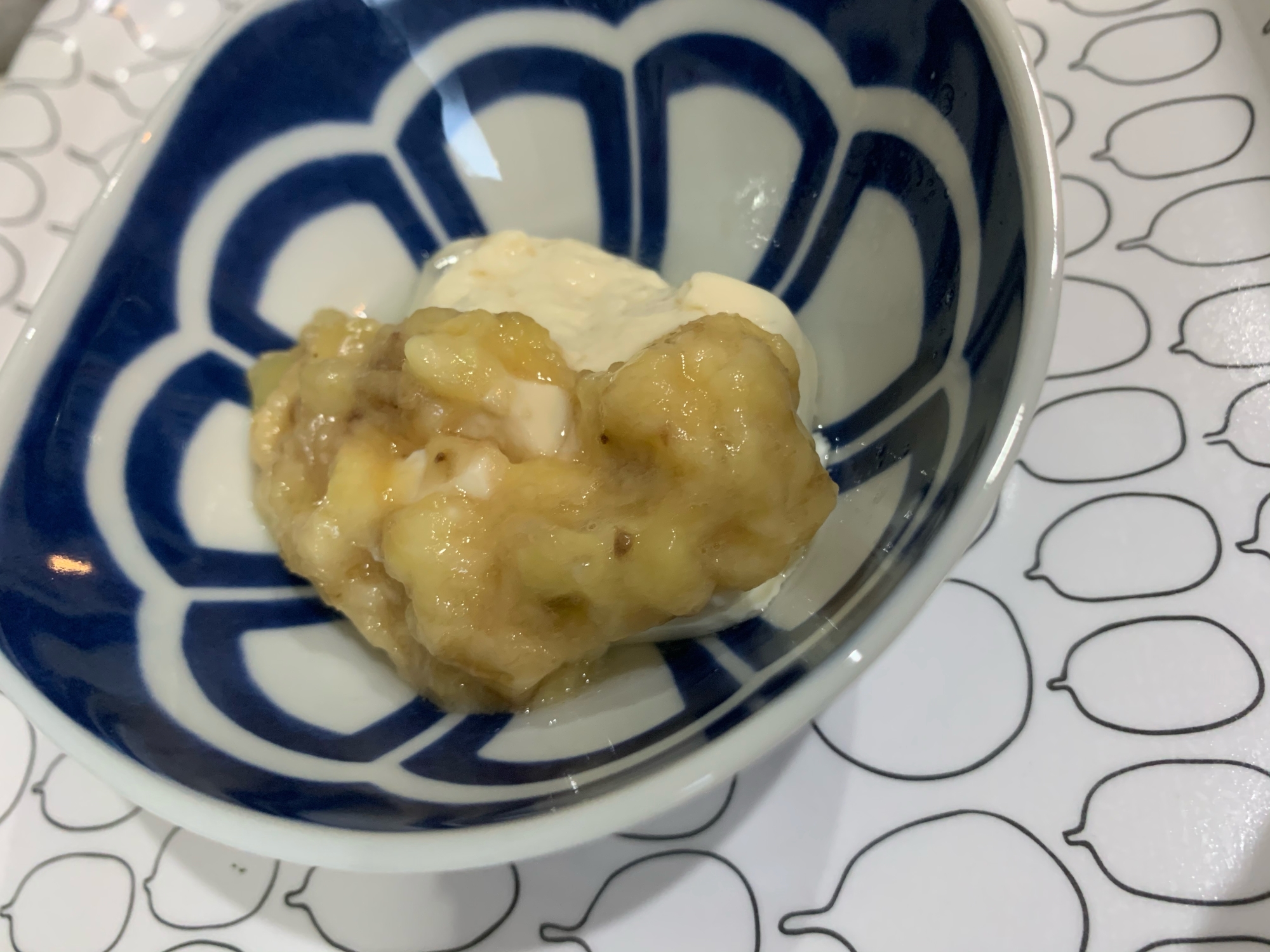 離乳食初期〜☆バナナ豆腐