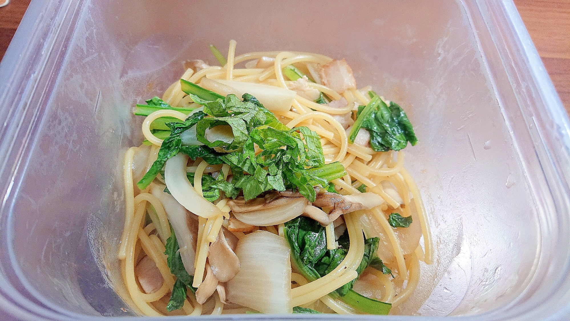 簡単 お弁当 ランチに 具だくさん和風パスタ レシピ 作り方 By ボート 平凡な社会人 楽天レシピ