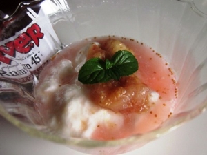 今が旬 ヨーグルトに イチジクソース レシピ 作り方 By Icafe3 楽天レシピ