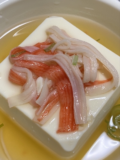 【白ワインに合う】あんかけ卵豆腐　レンジで簡単！