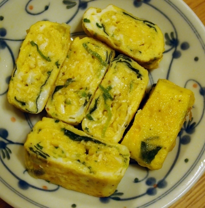 え？！
卵焼きにワカメを入れるの！？
と思いながらも作ってみました☆
美味しかったです
ご馳走様でした