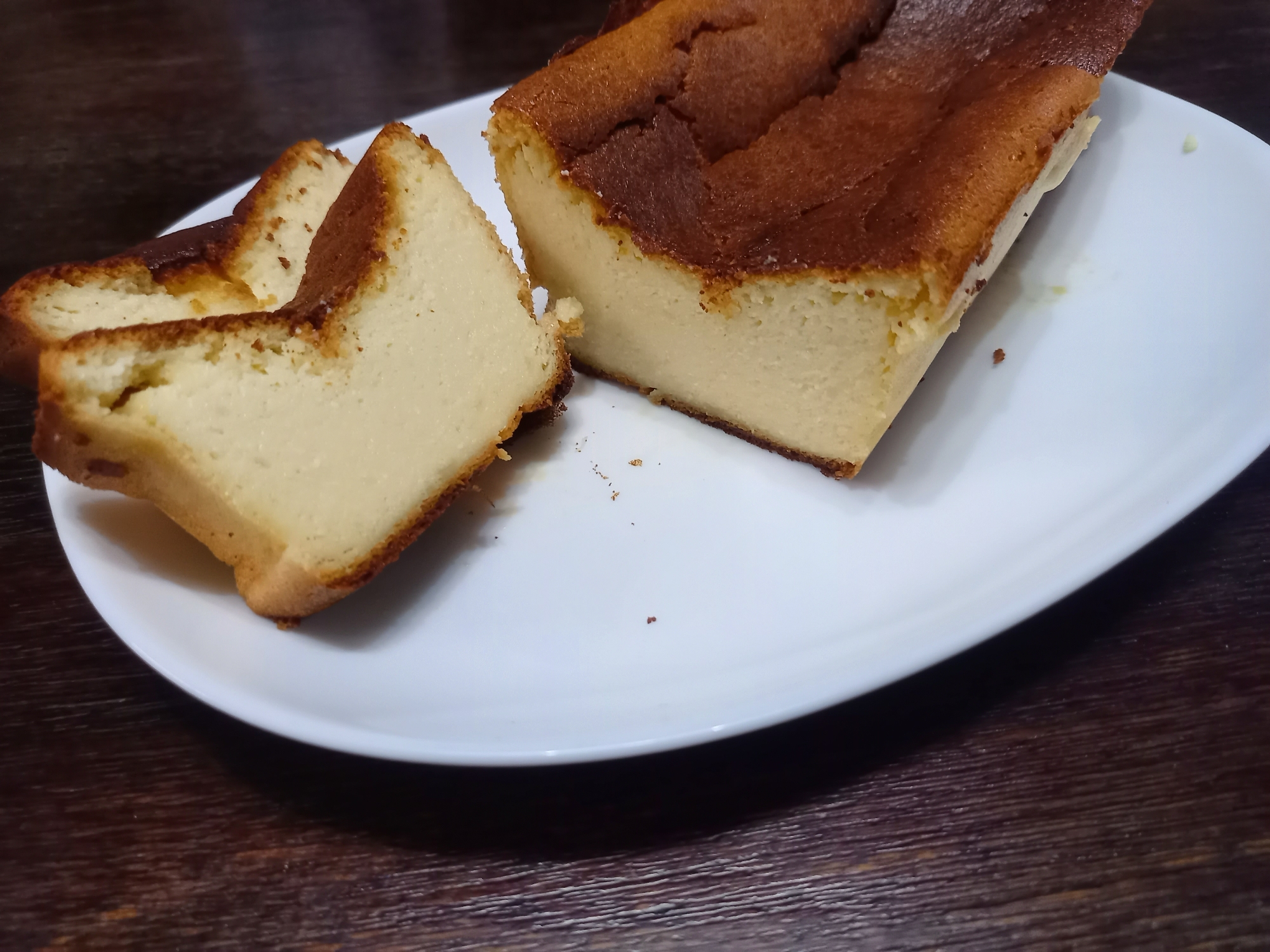 牛乳から作るベイクドチーズケーキ