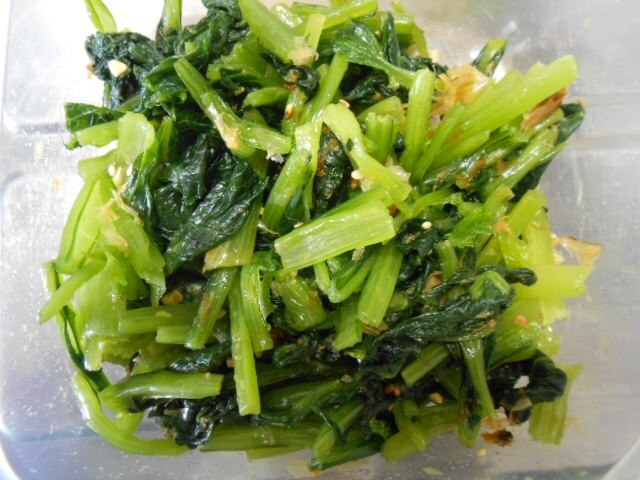 ガスも電気も使わない 節約 小松菜のおひたし レシピ 作り方 By Mickery 楽天レシピ