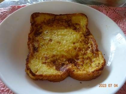 食感のあるフレンチトースト