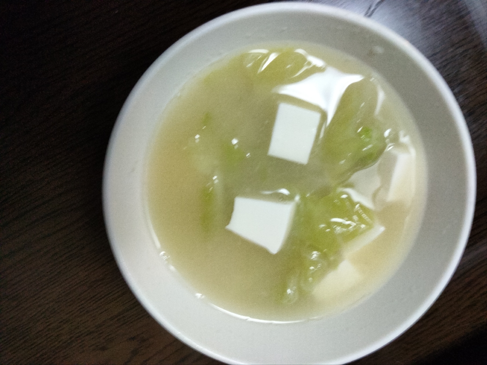 キャベツの味噌汁