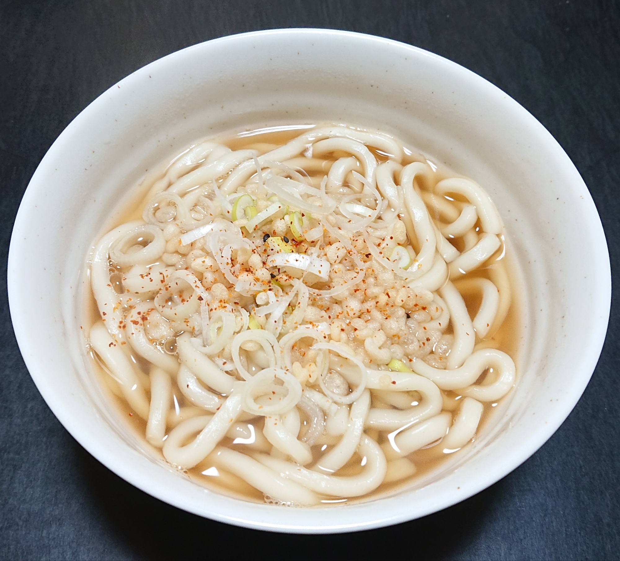 ネギたぬきうどん