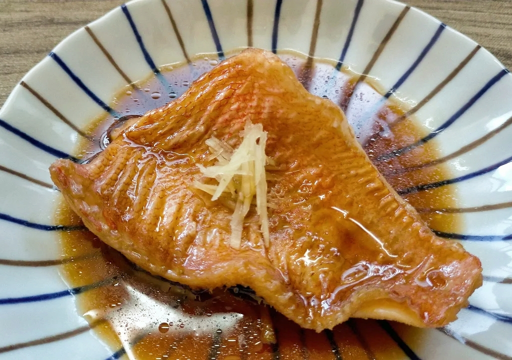 冷凍赤魚の煮付け