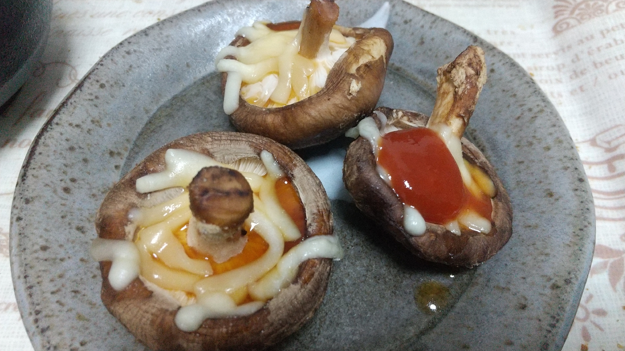 オーブン焼き松茸