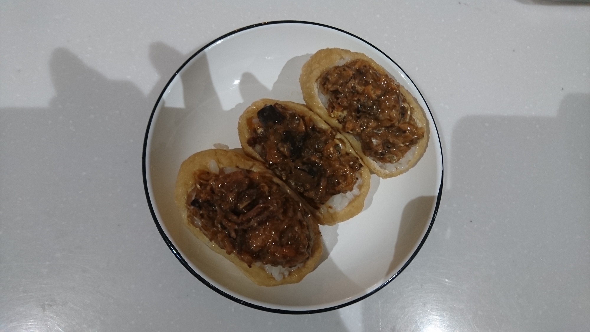 おかずいなり寿司☆鰯の缶詰め♪