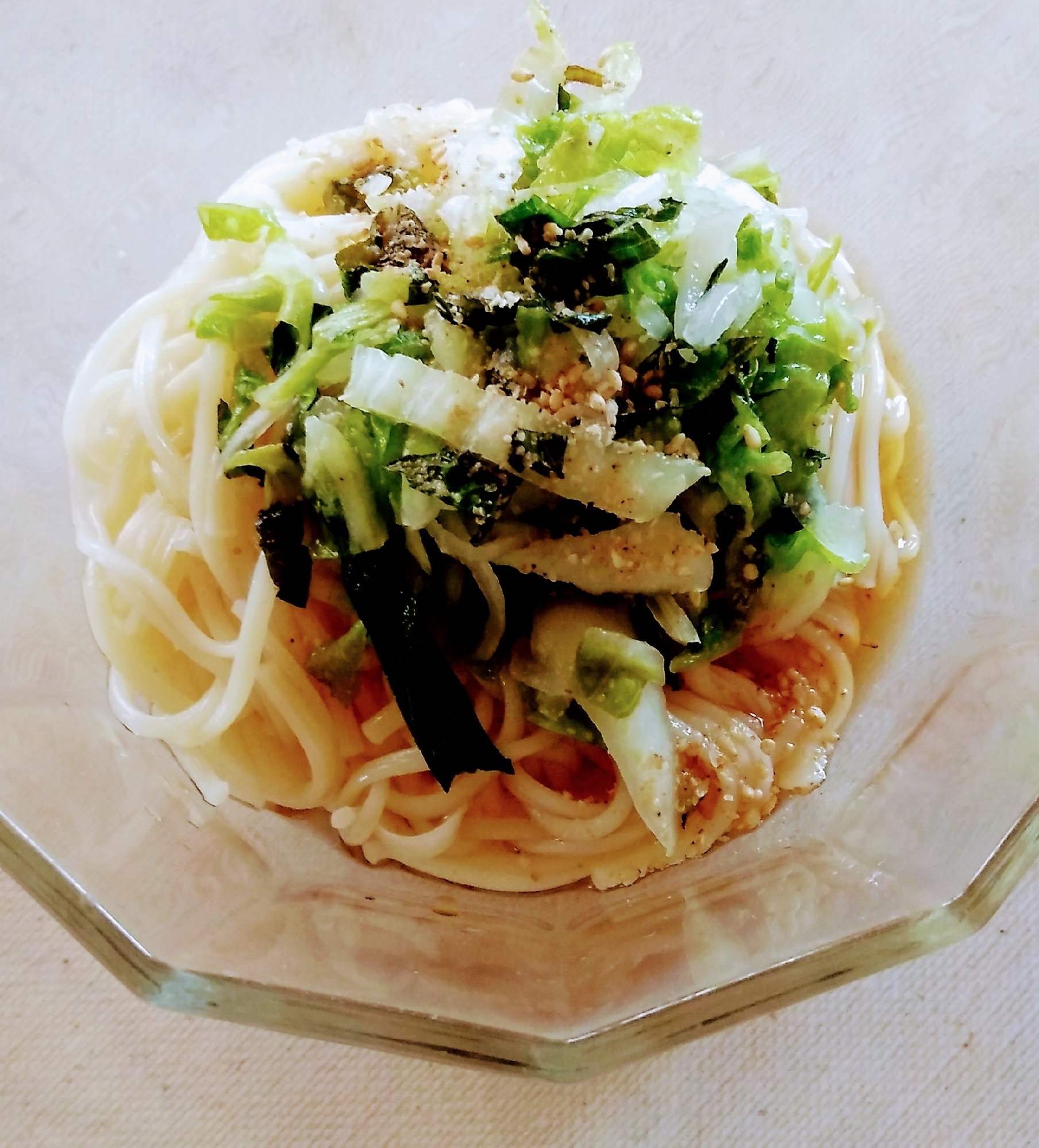 ネギも生姜も無くても★中華風ぶっかけそうめん丼