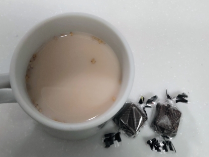 ◇黒ごまミルクティー◇