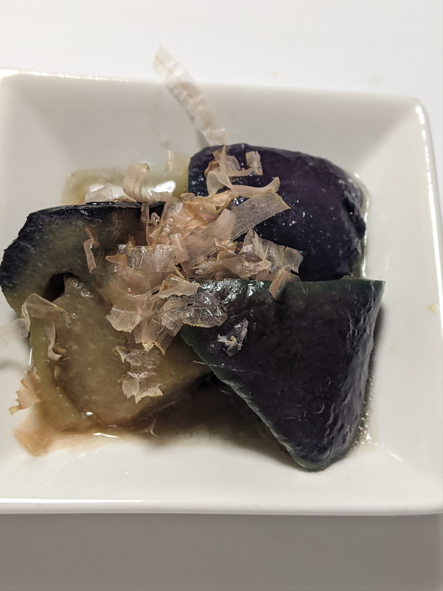 茄子の鰹節あえ