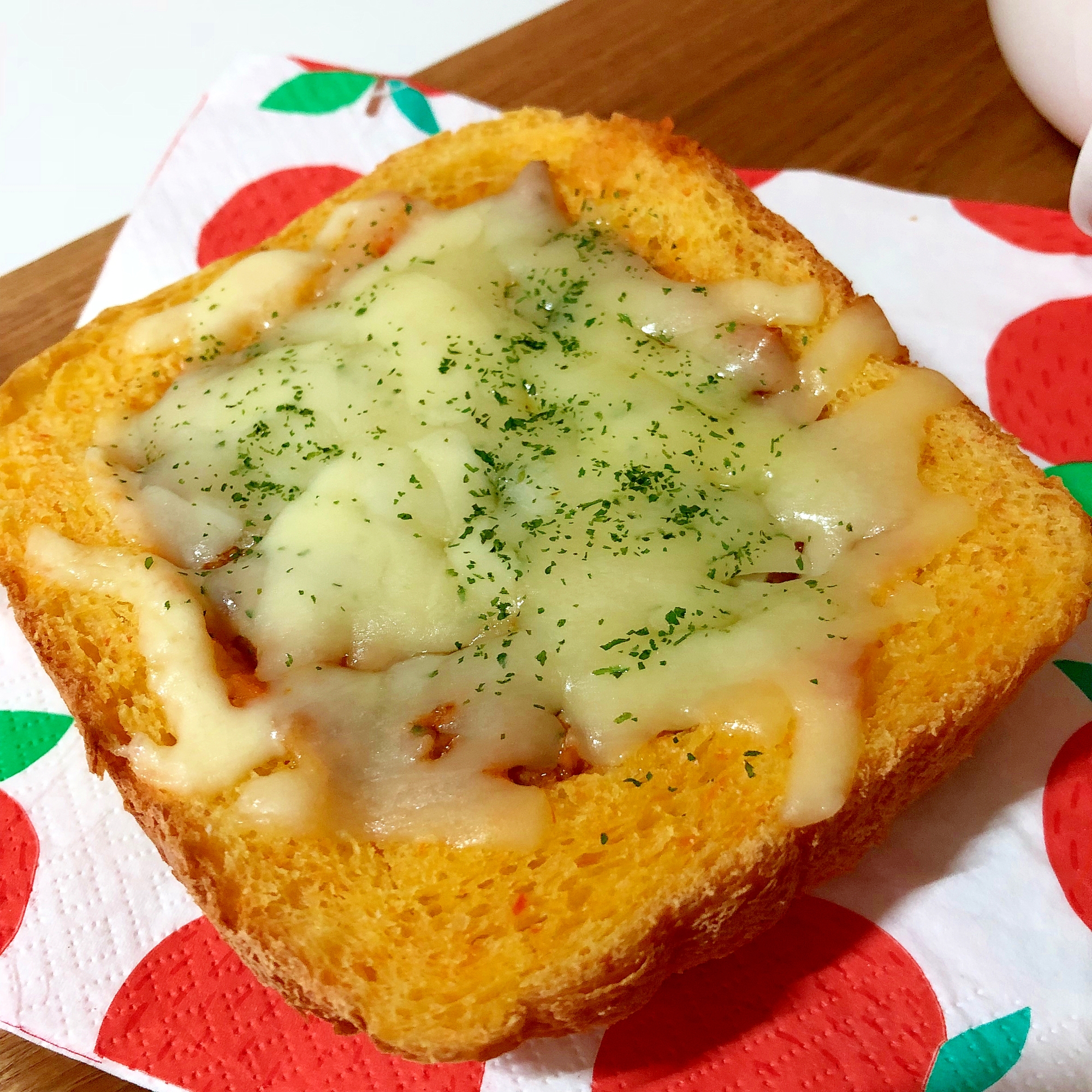 ミートソースチーズトースト☆