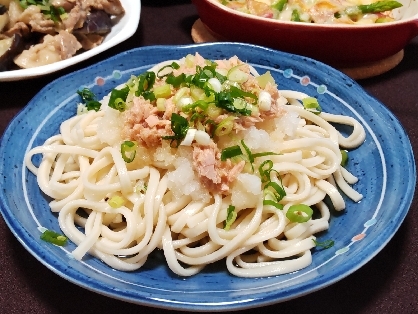 さっぱり♡大根おろしのツナしそぶっかけうどん