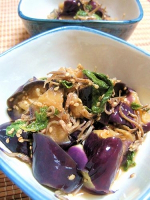 レンジで簡単 じゃことなすのさっと和え レシピ 作り方 By yamat 楽天レシピ