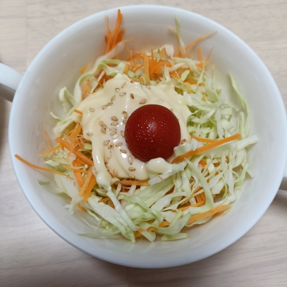 びっくりドンキー風マヨネーズのディッシュサラダ