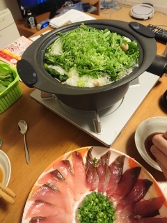 大量の水菜をいただいたので作りました。おいしかったです♪ごちそうさまでした(*´▽｀*)