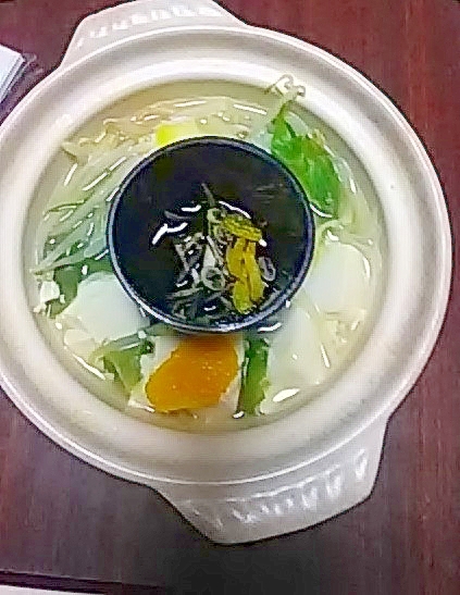 柚子もやしピーマンの湯豆腐