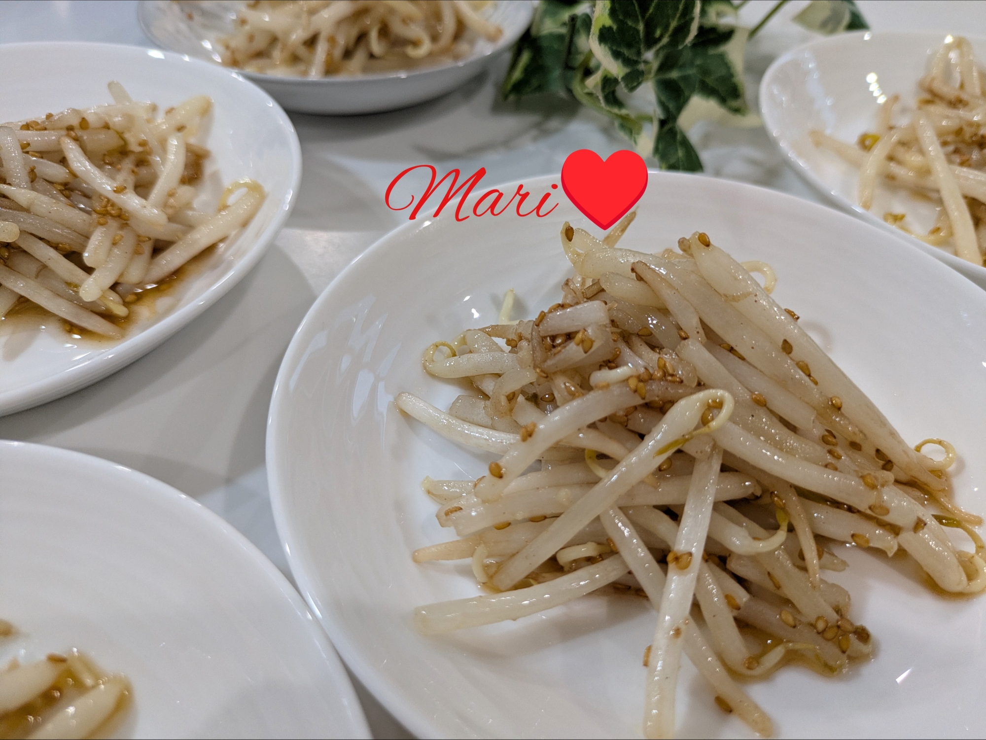 レンジで簡単！もやしのナムル