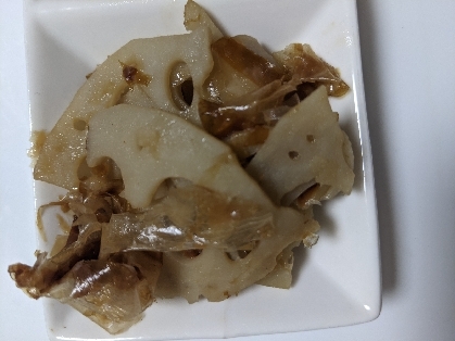 ソテーパンで作る☆れんこんのおかか煮