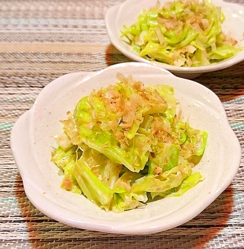 きゃべつのかつぶしマヨネーズ和え