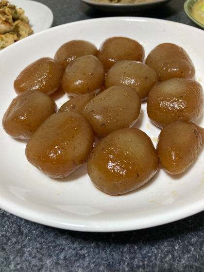 玉こんにゃくの甘辛煮