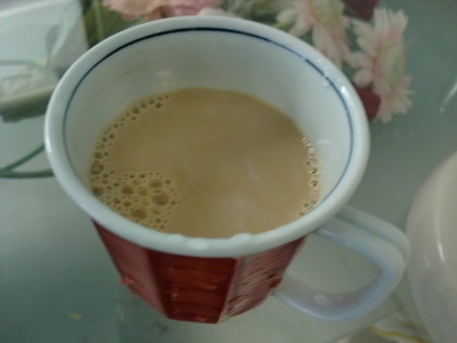 自宅に残っていたぷーアール茶を使いました♪温まりました～！