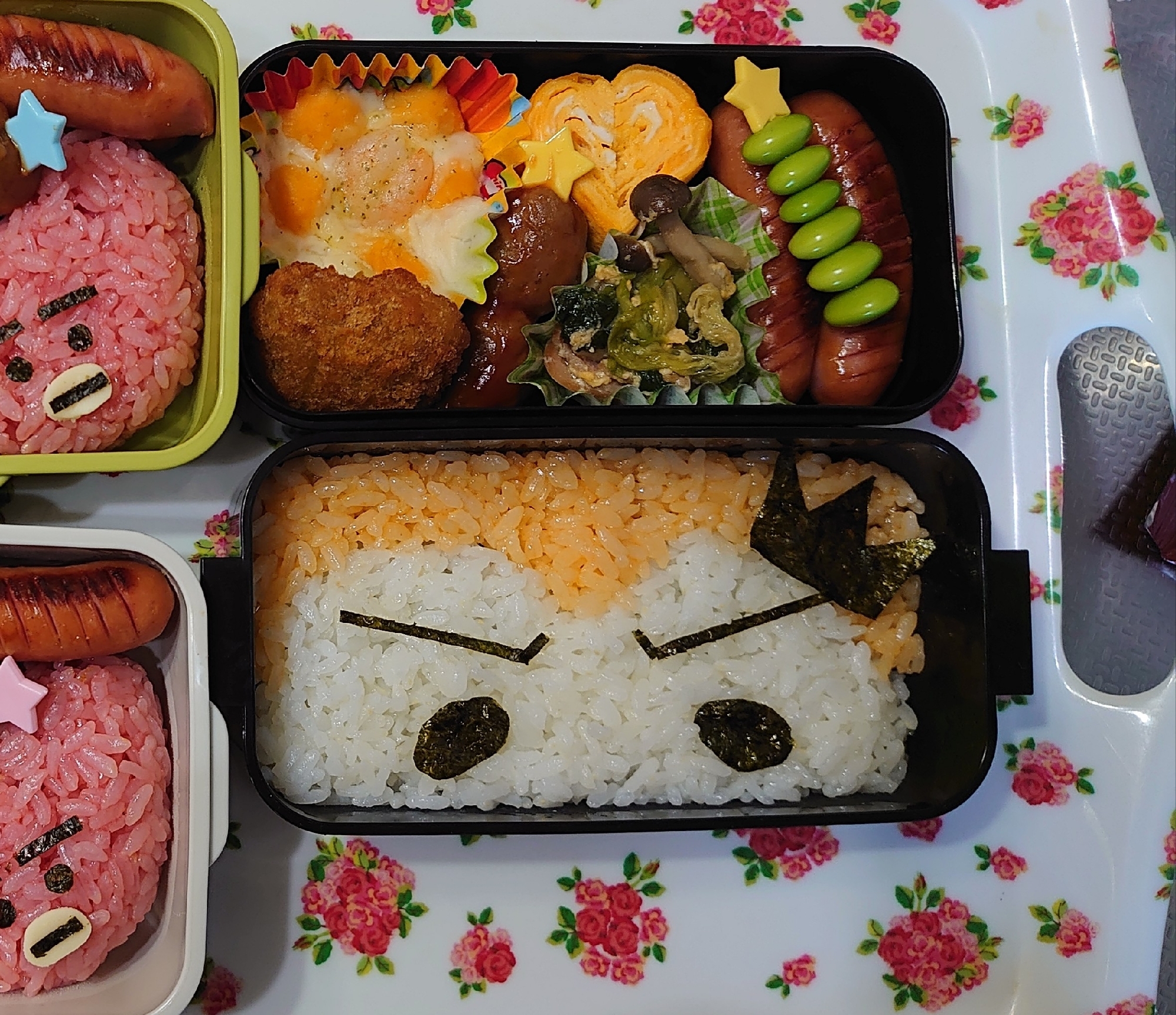 簡単 キャラ弁 だいきんぐ弁当 レシピ 作り方 By Rururu13 楽天レシピ