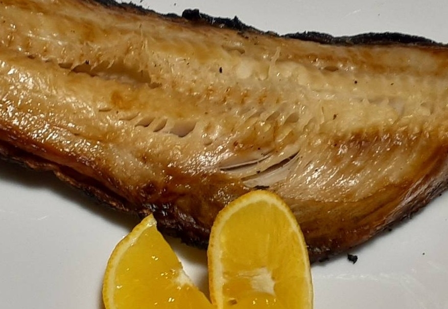 ホッケの塩焼き フライパンで