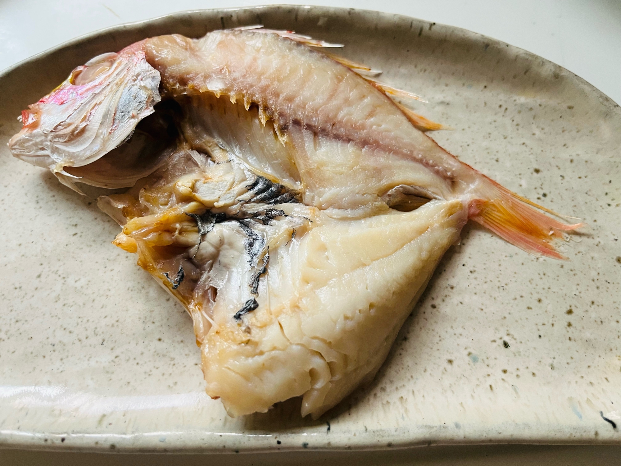 鯛の干物の湯煮