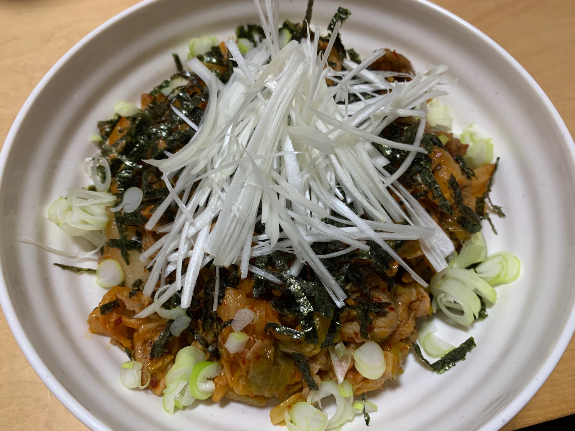 甘辛☆豚キムチの味噌炒め!