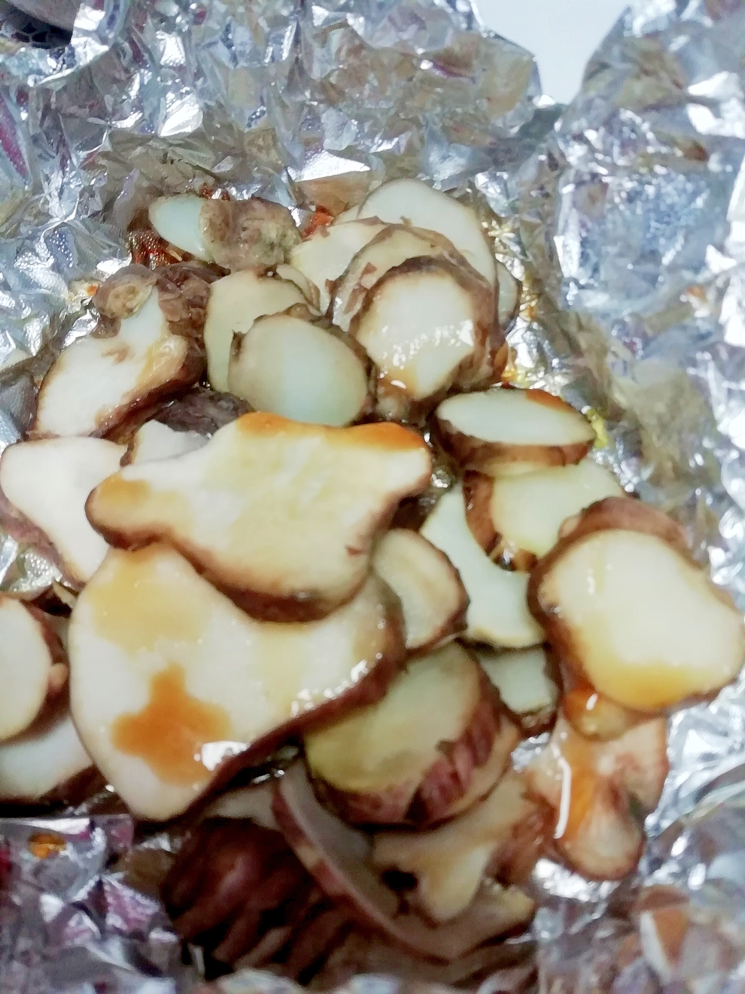 菊芋のバターホイル焼き