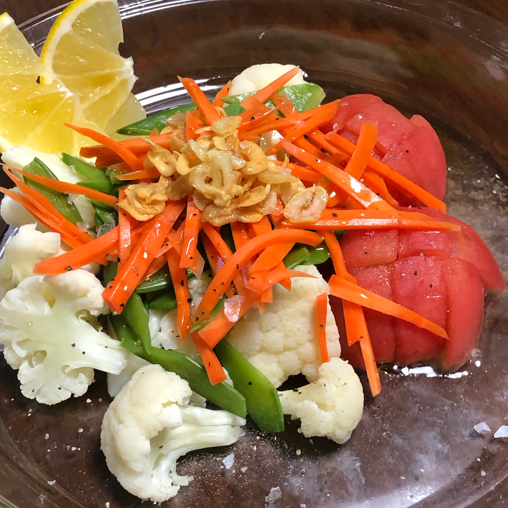【白ワインに合う】シンプル野菜サラダ