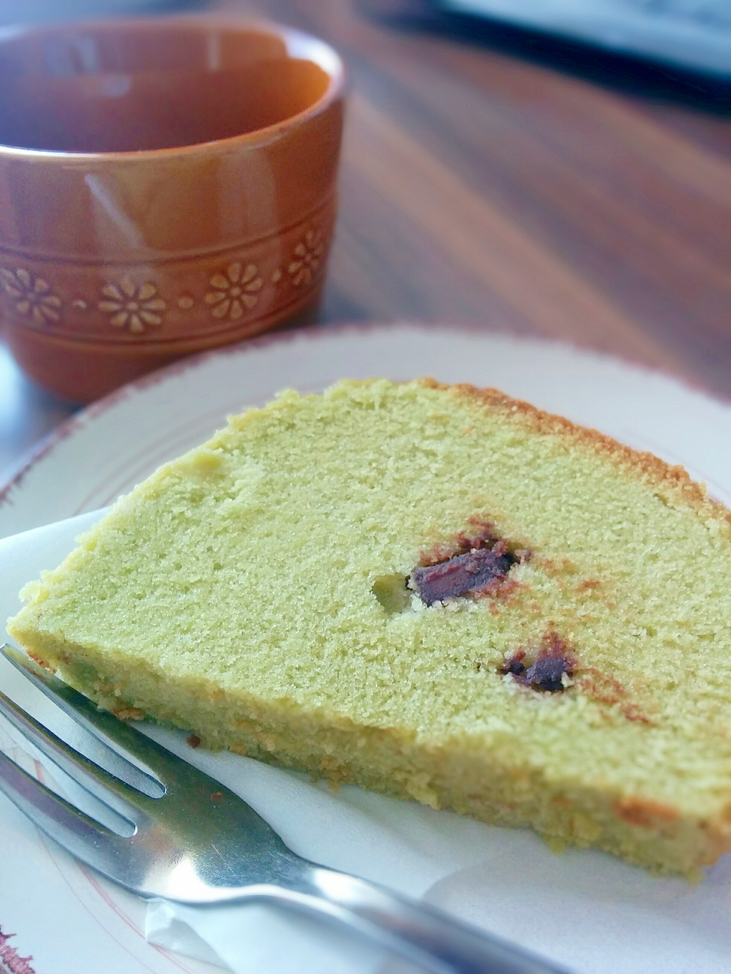 花粉対策スイーツ！ＨＢで簡単べにふうき茶ケーキ