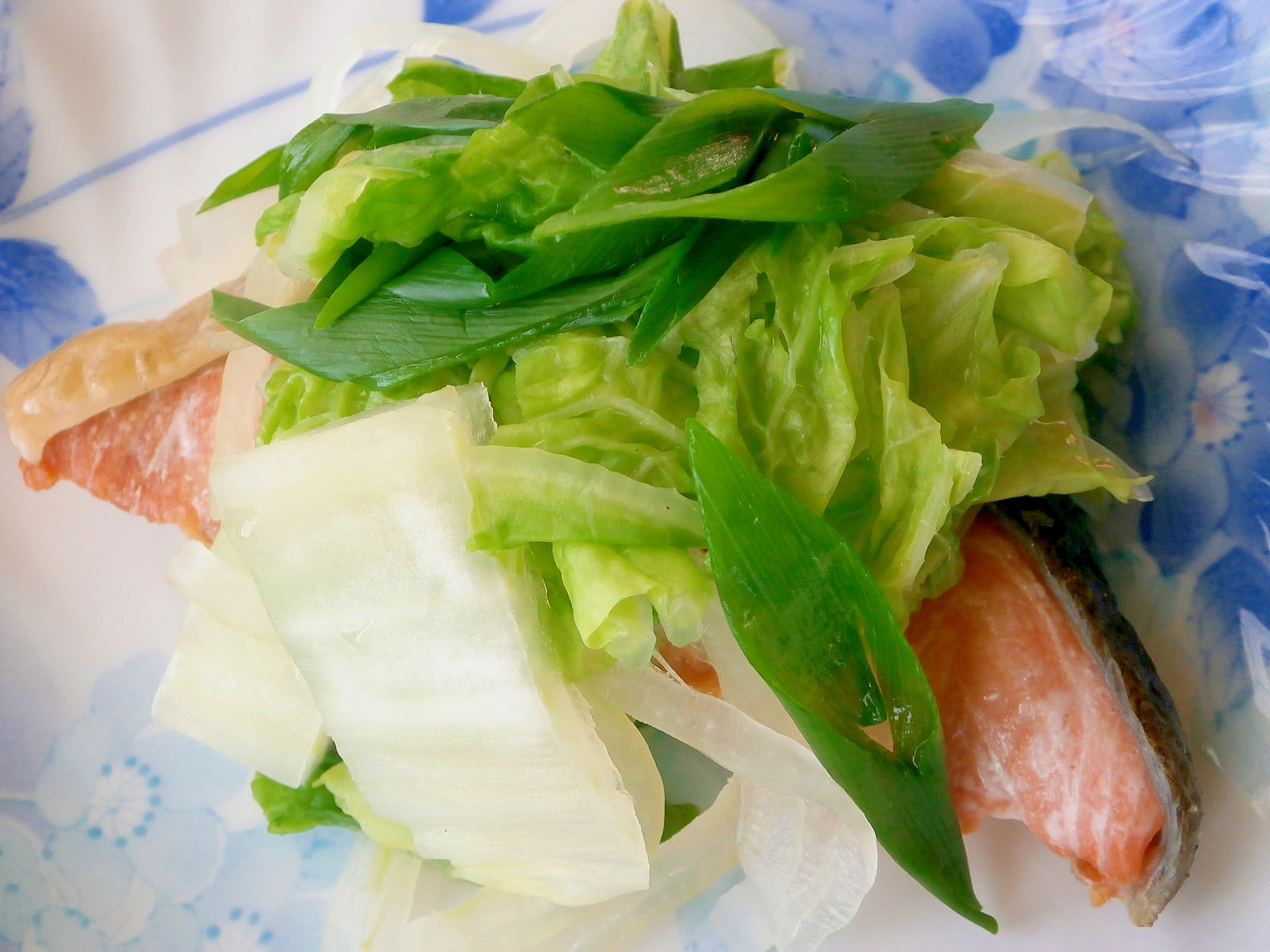 自家製ポン酢で☆鮭・白菜蒸し