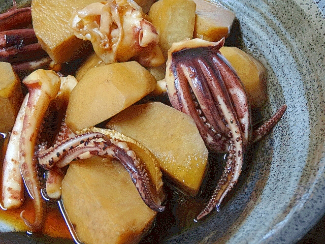 イカと里芋の煮物