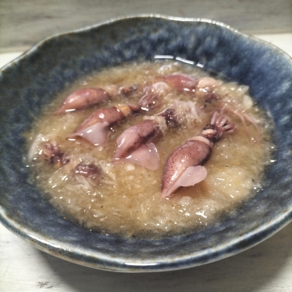 ホタルイカのみぞれ煮