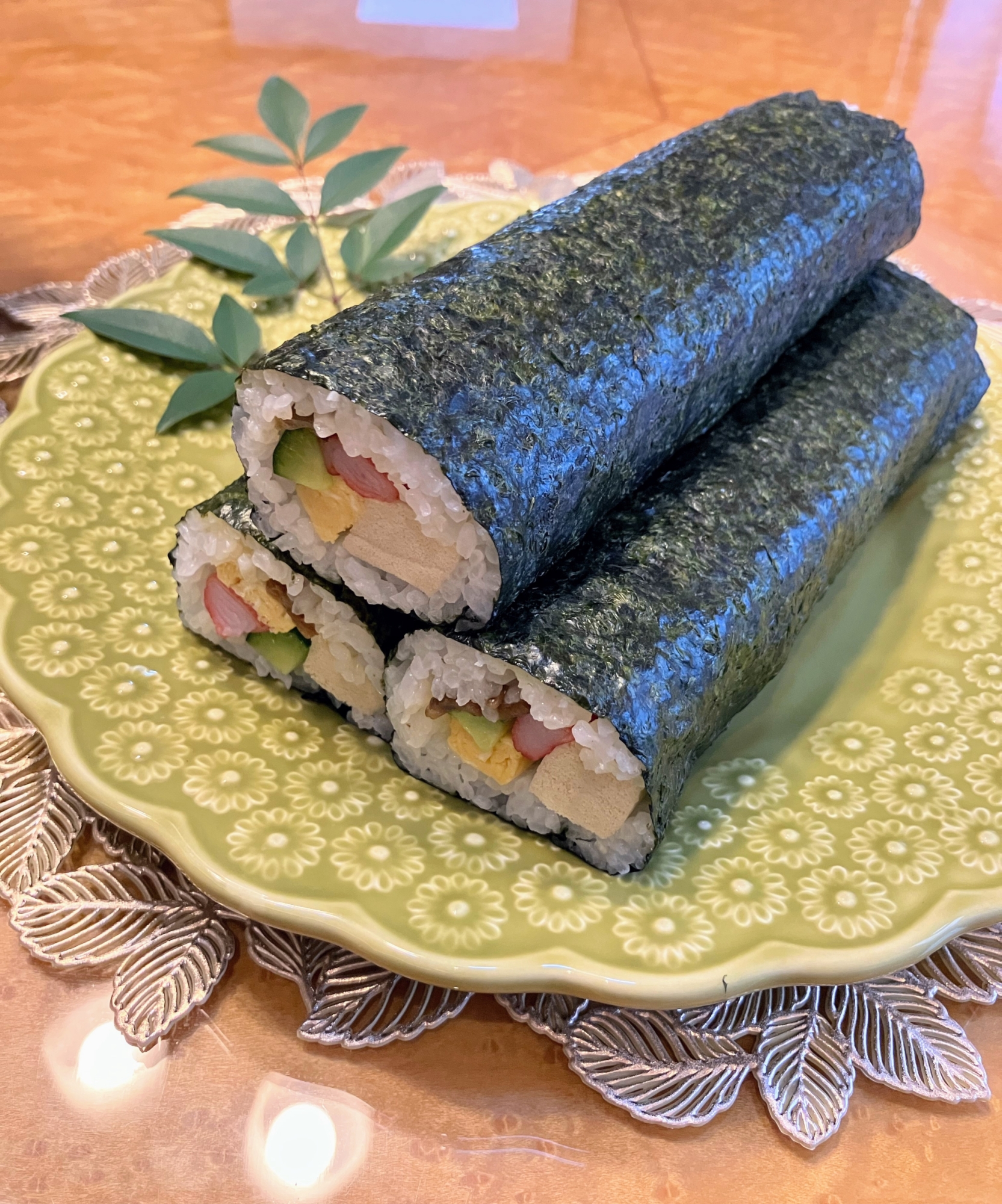 甘い椎茸と卵焼きで〜簡単❣️田舎巻き〜