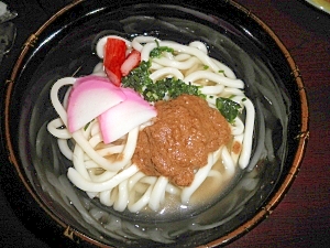 大分県南部地方の郷土料理☆ごまだしうどん☆