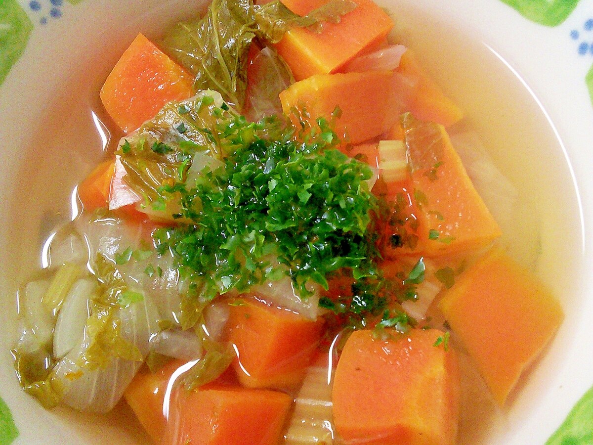 緑黄色野菜たっぷりのコンソメスープ レシピ 作り方 By Peacook 楽天レシピ 緑黄色野菜たっぷりのコンソメスープ レシピ 作り方 By Peacook 楽天レシピ