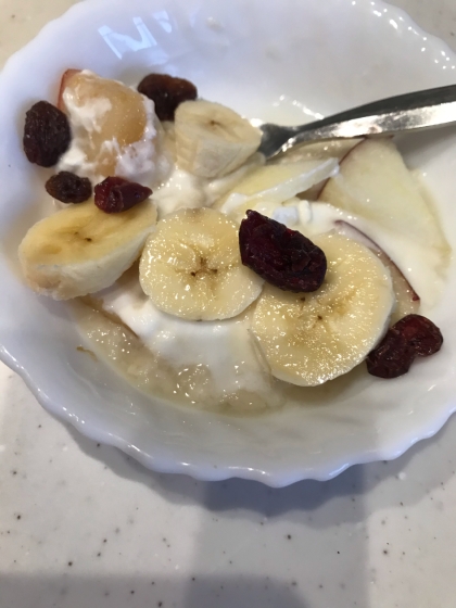 食後に☆フルーツヨーグルト