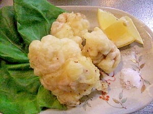 とってもクリーミー♪寒い冬限定！真ダチの天ぷら